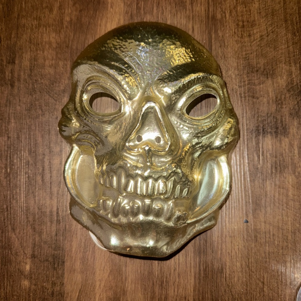 Gold Skull Mask